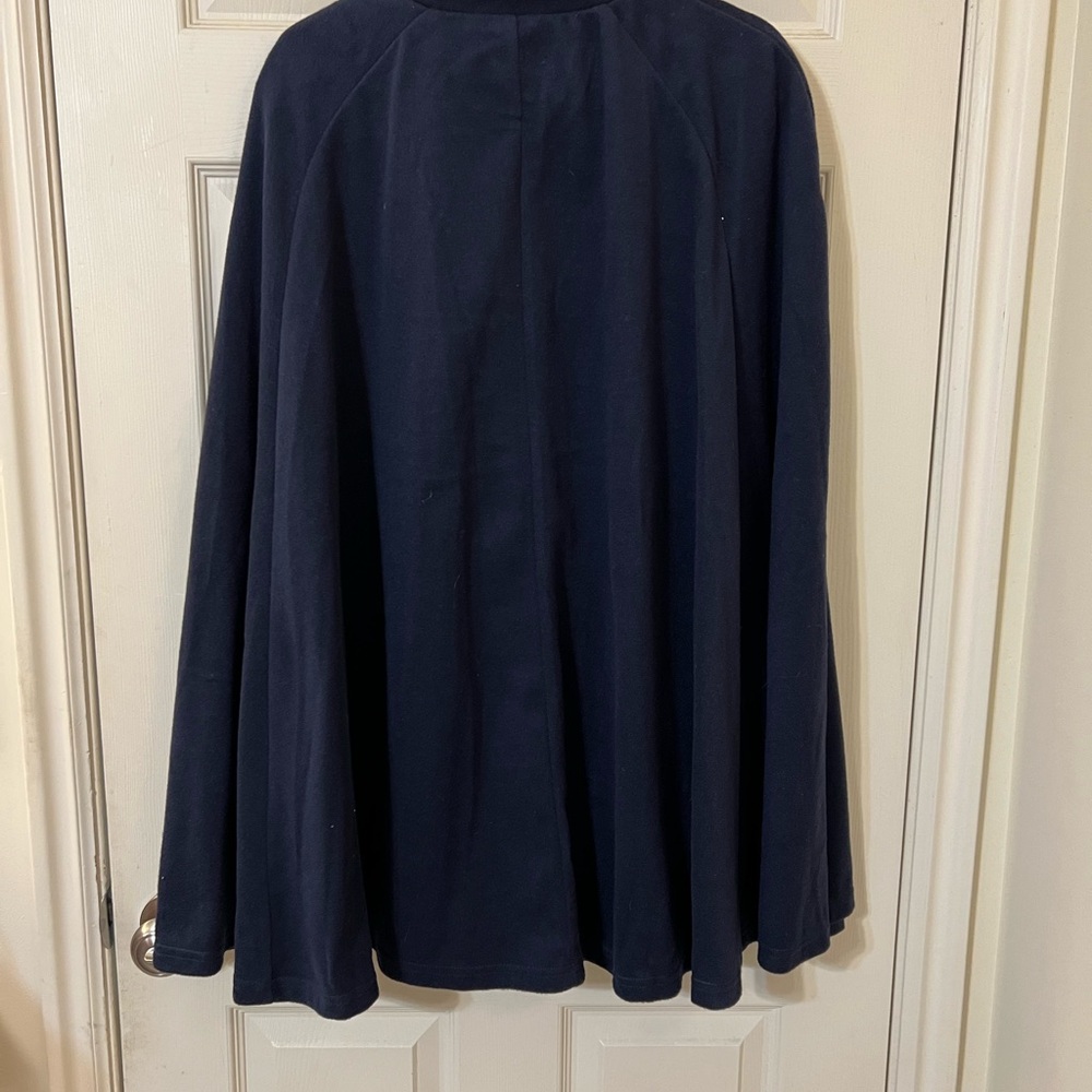 BloomChic Navy Coat with Silver Accents - Picture 3 of 5